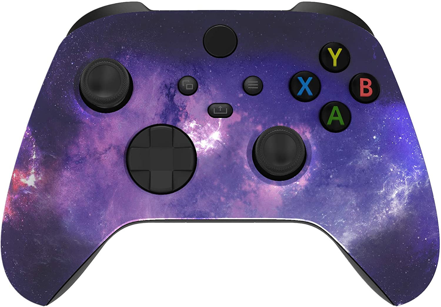 Nebula Galaxy Soft Touch Front Housing Shell for Xbox Series X/S Controller, Custom Cover Faceplate for Xbox Series X/S, for Xbox Core Controller - Controller NOT Included