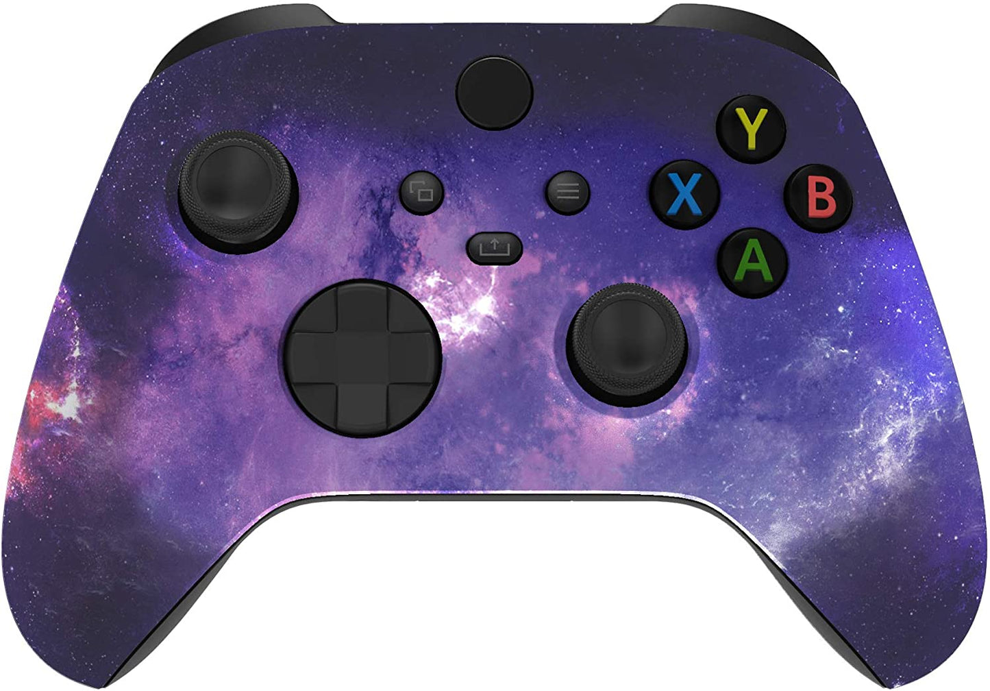 Nebula Galaxy Soft Touch Front Housing Shell for Xbox Series X/S Controller, Custom Cover Faceplate for Xbox Series X/S, for Xbox Core Controller - Controller NOT Included