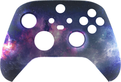 Nebula Galaxy Soft Touch Front Housing Shell for Xbox Series X/S Controller, Custom Cover Faceplate for Xbox Series X/S, for Xbox Core Controller - Controller NOT Included