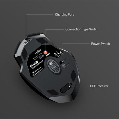 Rechargeable Multi-Device Wireless Bluetooth Mouse